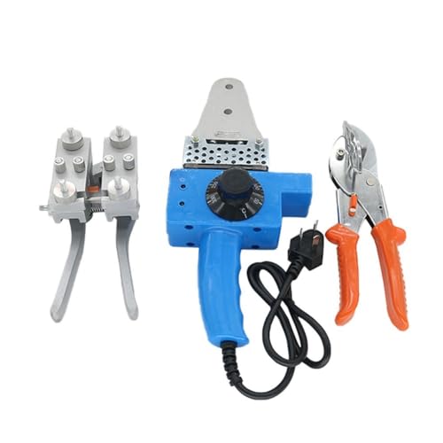 Máquina soldadora de correas redondas de PU, adhesivo de poliuretano for correas redondas, conector soldador de correas de PU de 300 °C, con accesorios y tijeras, for correas trapezoidales, correas pe
