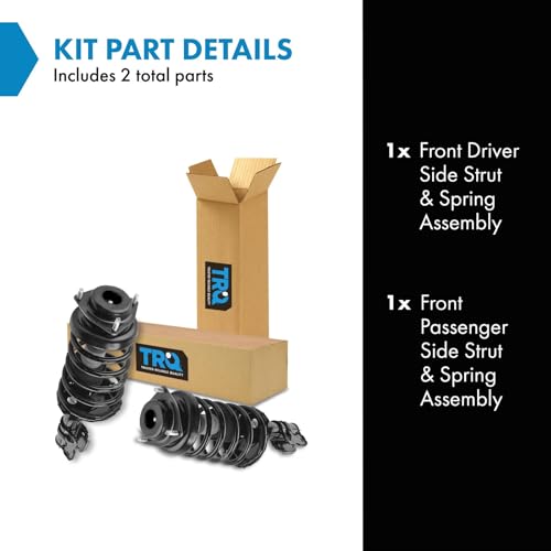 Image of TRQ Front Strut and Spring Assembly Set 2 Piece | For 1997-1999 Infiniti QX4 1996-1999 Nissan Pathfinder