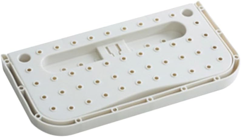 Zerodeko 2pcs Wall-Mounted Shoe Rack Non- Organizer for Space-Saving Shoe Storage Easy Installation for Bathrooms and Closets White