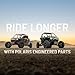 Polaris Drive Belt for Specific RZR XP 1000, XP 4 1000, Trail S & S 1000, General XP 1000, XP 4 1000 Models and More, Runs Cooler, OEM Performance CVT Belt, No Clutch Recalibration - Part 3211180