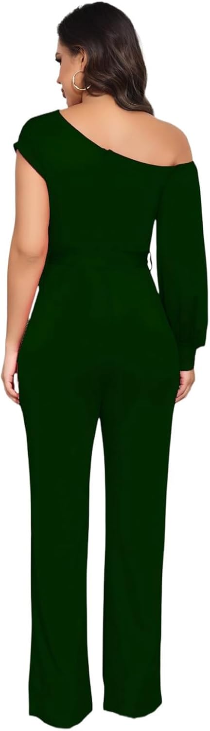 DeftSharp Women's Sexy Cocktail Party Clubwear Casual Working Rompers Long Dressy Jumpsuit - Image 2