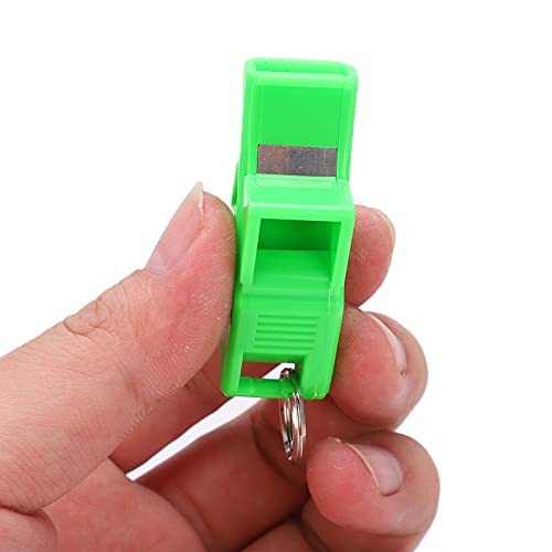 Silbato deportivo plástico resistente con cordón miniatura 2