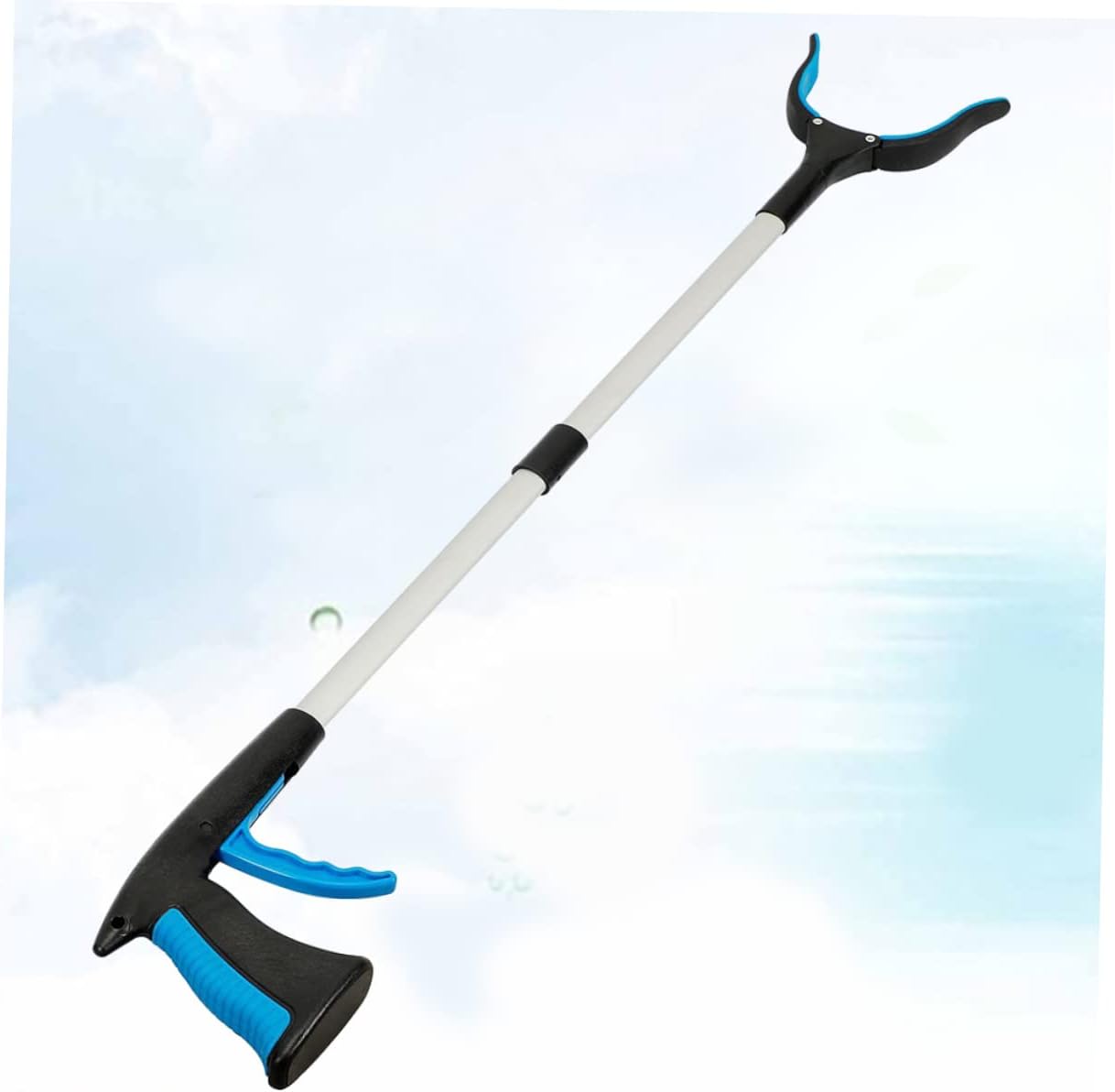 2pcs Reach Hand Tool Trash Picker Folding Grabber Elderly Disabled Aid Wide Clamp for