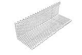 Hochwertiges Material: Die Kiesleiste ist aus korrosionsbeständigem Aluminium mit einer Materialstärke von 1,0mm gefertigt