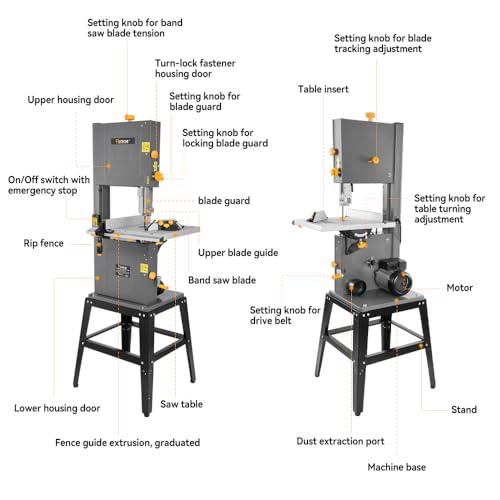 Hoteche 12-Inch Benchtop Band Saw