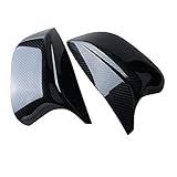 1 Pair Carbon Fiber Side Mirror Cover Cap For Infiniti Q50 Q60 2014-2021 ABS Rear View Side Mirror Cover Mirror Covers Caps(Carbon fiber color) - Image 1