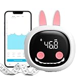 Tychesy Body Tape Measure, 60in/150cm for Circumference Measurement, App Sync for Fitness and Weight Loss Tracking, Rechargeable Smart Digital Measuring Tape for Body