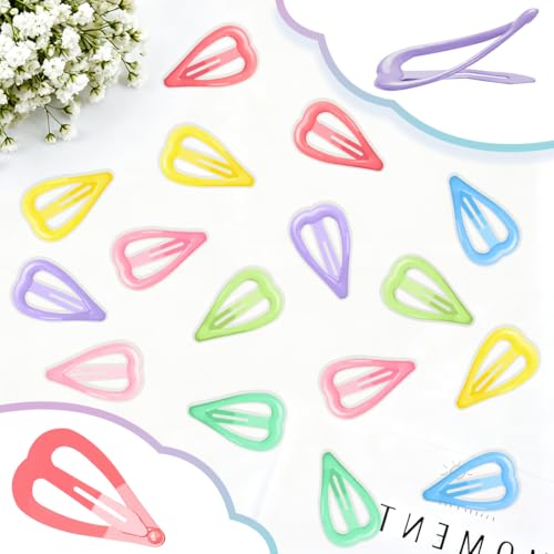 64 pinzas metálicas en forma de corazón para cabello miniatura 3