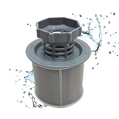 Lichtblau Microfiltre Tamis Couleur Gris pour Lave-Vaisselle I pièce de Rechange en Plastique pour Fabricants de Lave-Vaisselle n° 00427903, 10002494, 00492046, 00418404, 00175712, 00170740