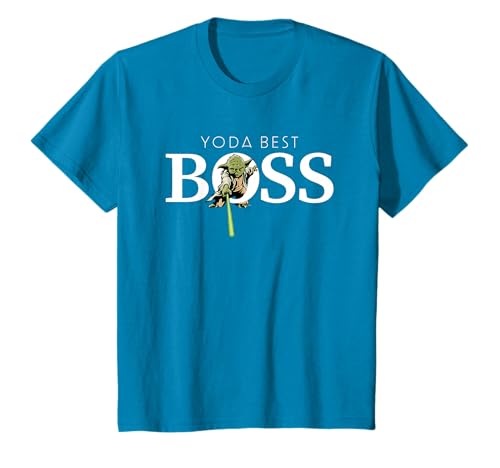 Star Wars Yoda Best Boss Lightsaber Birthday Employer Gift T-Shirt