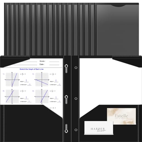 Chemises de classement plastique pour protéger vos documents format lettre lot de 18