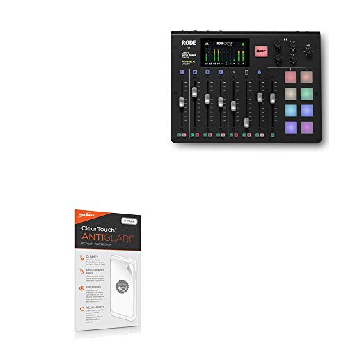BoxWave Screen Protector Compatible with RODECaster Pro Integrated Podcast Production Studio - ClearTouch Anti-Glare (2-Pack), Anti-Fingerprint Matte Film Skin