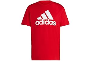 adidas Men's Essentials Single Jersey Big Logo T-Shirt: Sporty Style, Comfort, and Durability