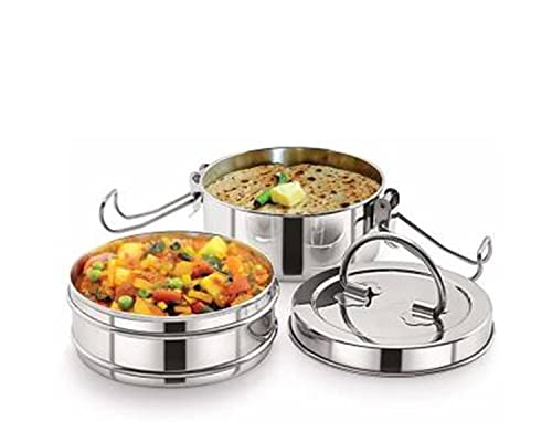 Image of BLeaf- Stainless Steel-6 Container Lunch /Tiffin Box-Food Grade 6 Tier (650ml)