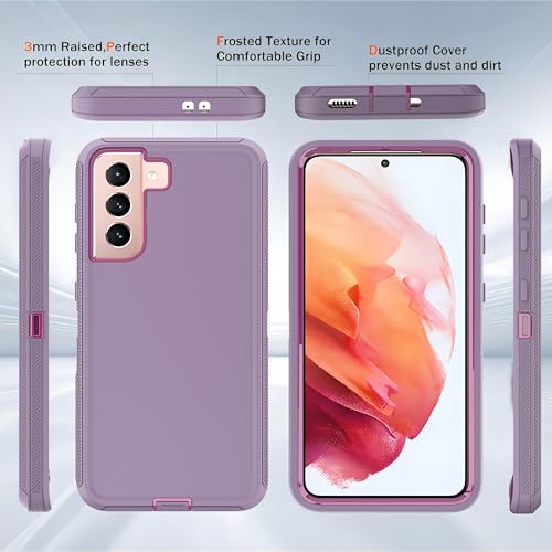 Coque Galaxy S21 Plus polycarbonate rigide résistant aux chocs violet - 2