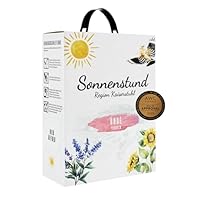 Sonnenstund Rosé trocken 3 Liter Wein-Box – BRONZE 2025 AWC Vienna – Zarte Fruchtaromen nach Pfirsich, Apfel und Zitrusfrüchten, Rosé-Wein Cuvée vom Kaiserstuhl (1 x 3,0 l Bag-in-Box)