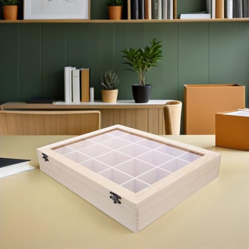 Boîte à spécimens minéraux vitrine rangement cristaux pierres - 6