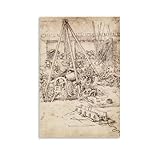Leonardo_Da_Vinci, Kanonengießerei-Poster, Heimdekoration, 
