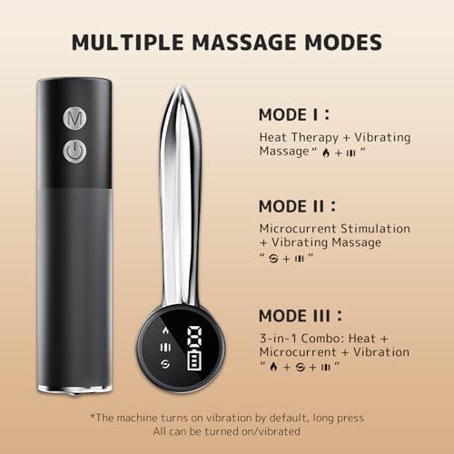 Sculptor Full Body Contour Device with Heat & EMS, Cellulite Massager Skin Firming & Muscle Relief Better Circulation, Electric Fascia Knife for Belly, Arm, Waist, Leg (Black) - Image 4