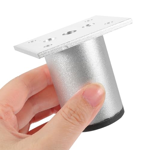 Patas metálicas de repuesto plateadas de 6 cm para transformar salones 7