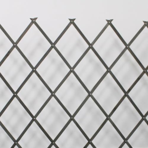 Celosía Extensible De Madera Elegante En Blanco - Decoración Versátil Y Duradera Para Jardín Y Hogar 0,5x1,5m, Gris