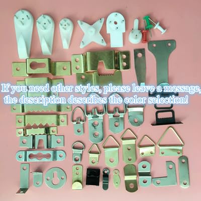 Image of Generic 20PCS / Special Cross-Stitch Hanging Picture Oil Painting Mirror Frame Hooks Hangers Furniture Corner Code Hardware Accessories - (Color: Color Sent Randomly)
