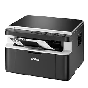 Brother DCP-1612W Mono Laser Printer – All-in-One, Wireless/USB 2.0, Printer/Scanner/Copier, Compact, A4 Printer