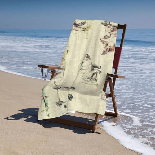 Serviette de bain microfibre contre l'humidité résiduelle