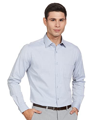 Image of Raymond Men Cotton Structure Slim Fit Shirt