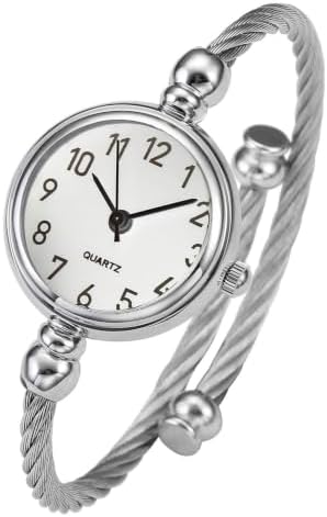 Top Plaza Womens Fashion Analog Quartz Bangle Cuff Wrist Bracelet...