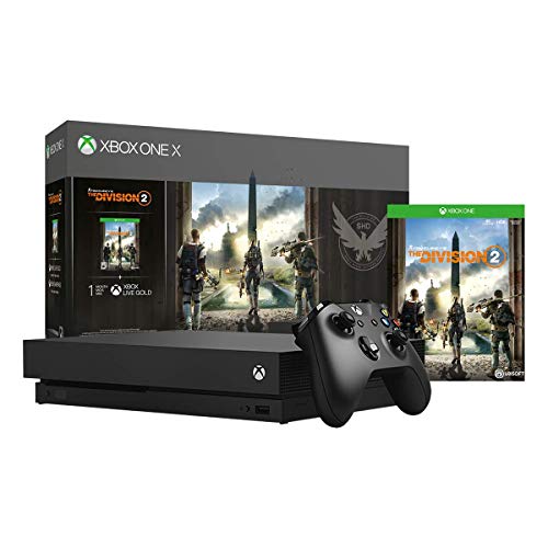 Microsoft - Xbox One X 1TB Console - Tom Clancy's The Division 2 Bundle (2017 Model) (Renewed)