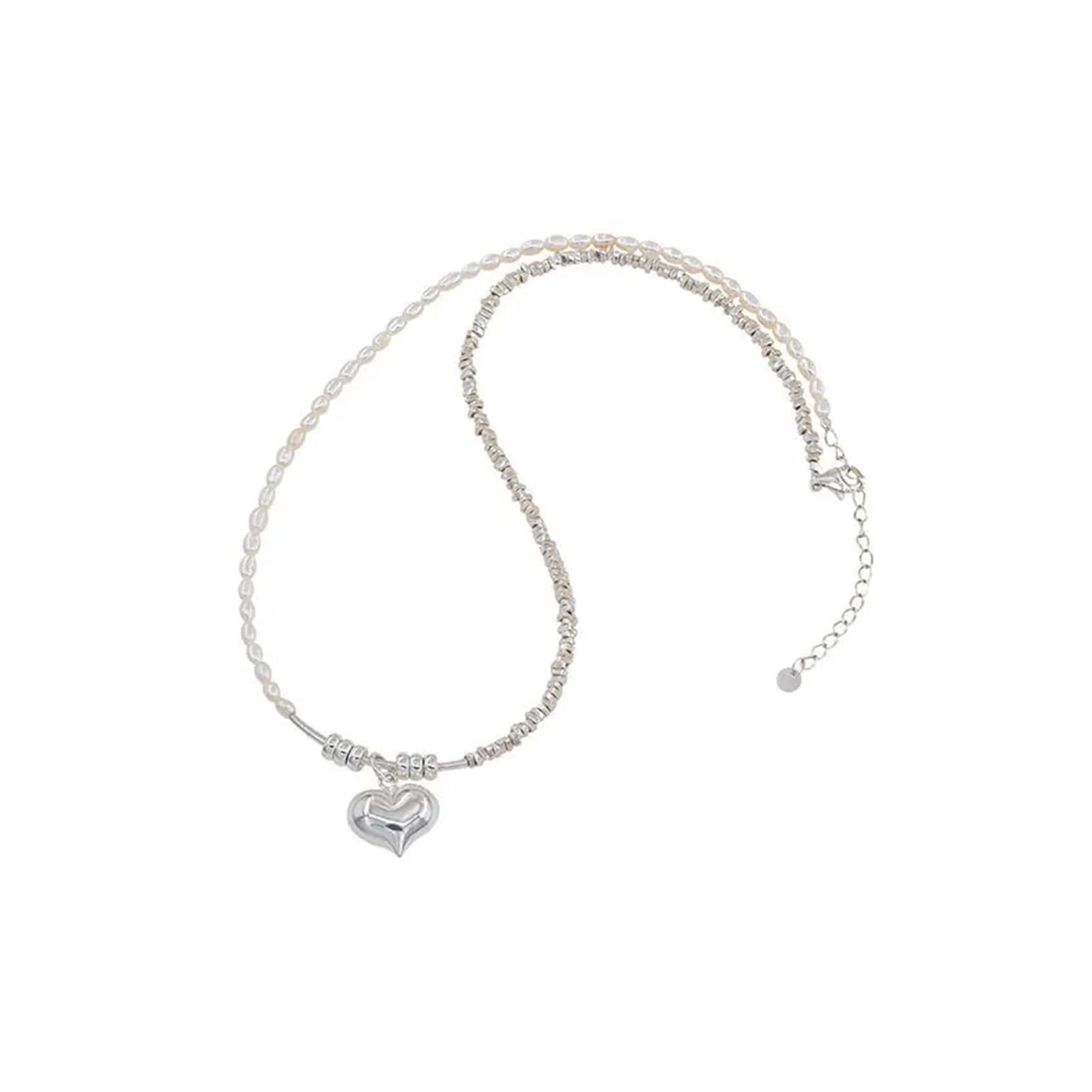 Collier de perles argent sterling bijoux femmes tendances