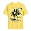 Men's Graphic Print Summer Tee Tops Round Neck Short Sleeve T Shirts Streetwear Party Business Casual Tops Journey T Shirt Lightweight Comfortable Vacation Beach Holiday Clothes Yellow #3