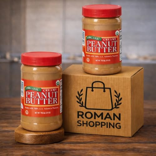 Kirkland Organic Peanut Butter Creamy 2 Pack – Dry Roasted