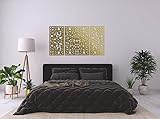  DECORAZIONE ARTISTICA DELLA PARETE IN LEGNO 3D, TRITTICO FLOREALE, STILE FRANCESE, SHABBY CHIC, ORNAMENTO