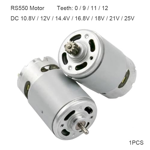 Moteur RS-550 12V 9 dents résout les blocages de perceuse électrique - 2