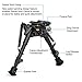 TW TWOD Rifle Bipod 6-9 Inch Adjustable Spring Return Picatinny & Swivel-Stud Sniper Hunting Bipod with Mount Adapter