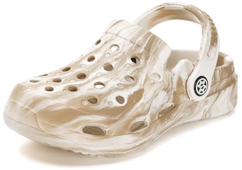 KVbabby �{�[�C�Y �K�[���Y �K�[�f�� �N���b�O �X���b�|�� �T���_�� �E�H�[�^�[�V���[�Y �q���p �V�����[ �r�[�` �v�[�� �T���_�� (�c��/�����Ȃ��q�l/�傫�Ȃ��q�l), �z���C�g�J�[�L�B, 5-5.5 Big Kid