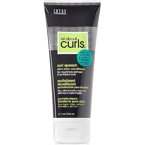 All About Curls Curl Quench After-Color Conditioner | Protect Color | Moisturize & Nourish | All Curly Hair Types | Vegan & Cruelty Free | Sulfate Free | 6.7 Fl Oz Cover