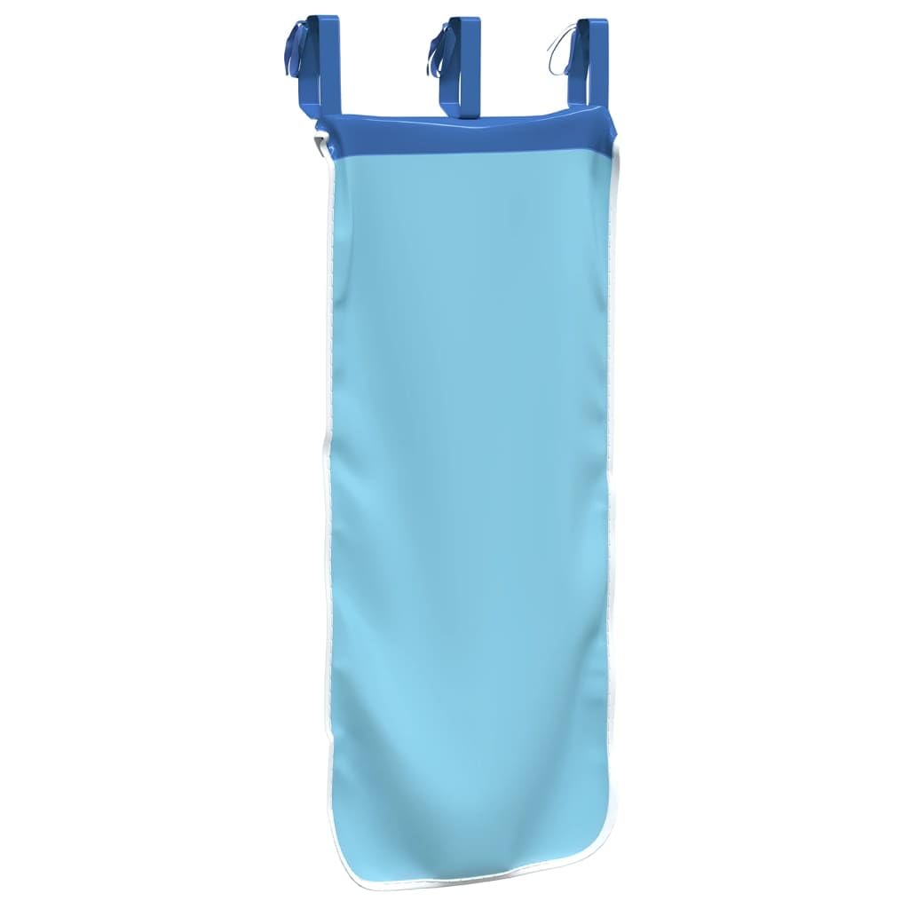 Rideaux lit mezzanine bleu polyester