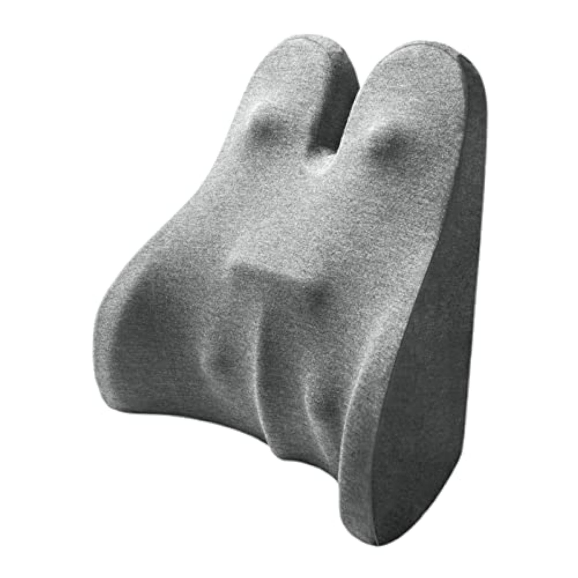 Memory Seat Cushion with Strap for Desk Chair, Light Gray