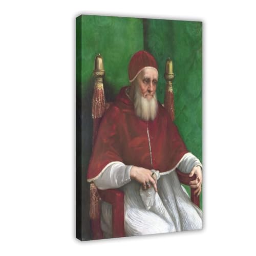 Impression toile Pape Julius II Raphaël décoration murale bureau cadre 61x91cm