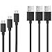 [2Pack] 6.6Ft Micro USB Nylon Braided Charger Cord Com