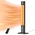 Outdoor Patio Heater with 9 Heat Levels,Space Heater for Garage Backyard Room Indoor,1500W Fast Electric Infrared Heater,9H Timers,Waterproof,Child Lock,Black Medium