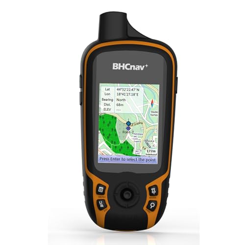 NAVA F30 Handheld GPS Units,Colorful Map Handheld GPS Navigation Device,Land Accuracy Surveying GPS Equipment for Outdoor Hiking Hunting Traveling Adventures