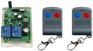DC12V 24V 36V 48V 2channel RF Wireless Radio Remote Control Switch Receiver Transmitter Universal Lighting 433mhz - (Color: 2remote, Size: 315mhz)