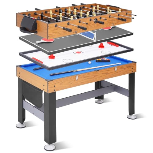 RAYKEEP 4-in-1 Multi Game Table Set for Home, Game Room