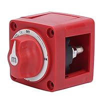Marine Batterieschalter, 12 V 48 V DC Yacht Battery Switch Single Circuit 6006 M Series High Current On Off Battery Disconnect Switch Ersatz für Marine Boot