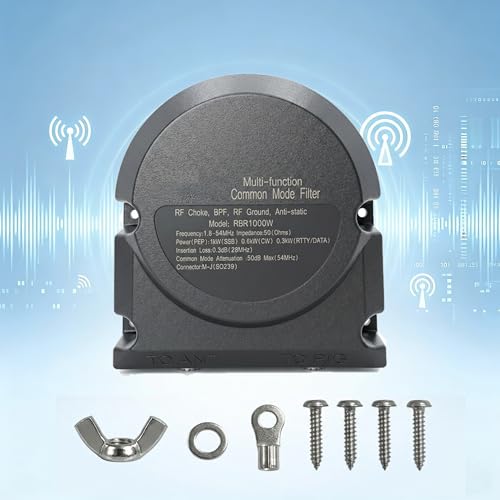 Filtro de modo común impermeable 1.8-54 MHz RBR1000W con baja pérdida de 0.3 dB 7