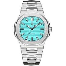 HaiQin Pagani Design 1728 Elegant Mens Automatic Mechanical Watch Full Stainless Steel Synthetic Sapphire 100m Waterproof Luminous Sports WristWatches